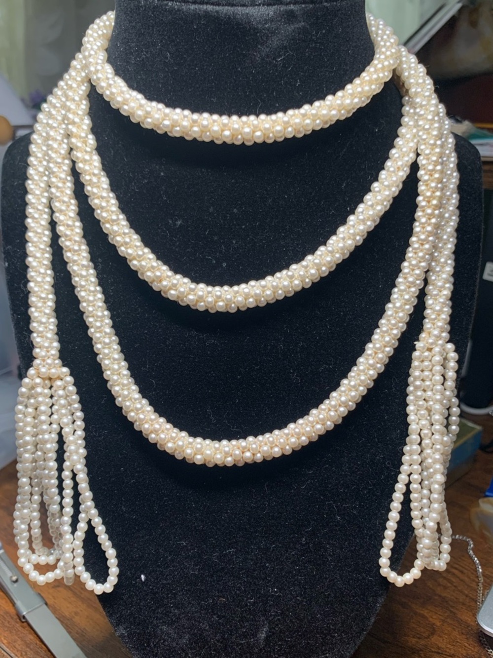 Classic Ivory Seed Bead Single-Strand Necklace - Elegant Women's Jewelry